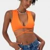 Adika Clothing Marquise Wrap Crop Top