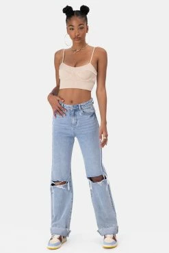 Adika Eilish Ribbed Crop Top Clothing