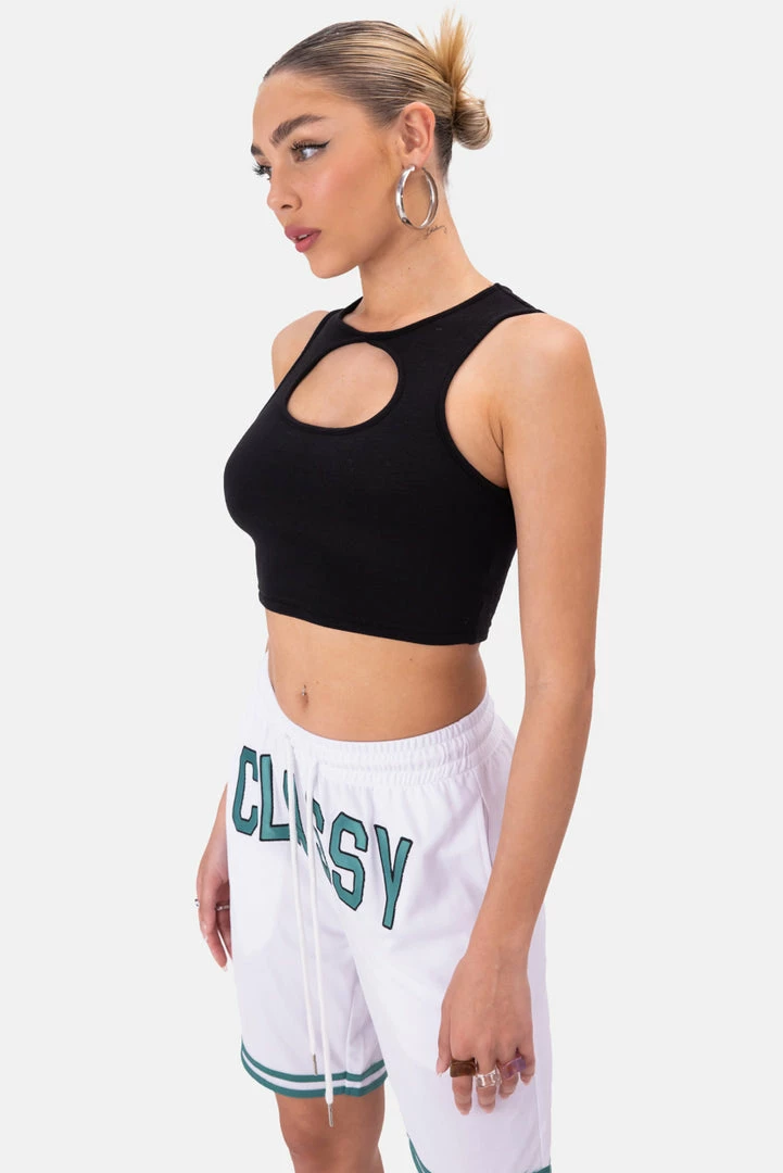 Top 10 🌟 Adika OUTLET Tanks Cut-Out Cropped Top ✔️ 3 Adika OUTLET Tanks Cut-Out Cropped Top