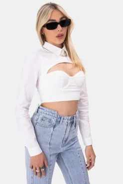 Adika Silivas Cupped Crop Top