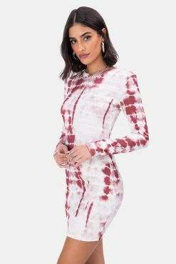 Adika Lennon Tie-Dye Mini Dress OUTLET