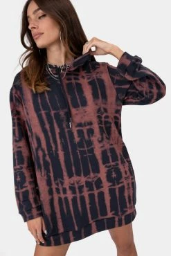Adika Costello Tie-Dye Hoodie Dress