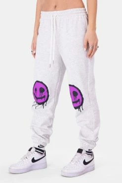 Best Pirce 🤩 Adika SMILEZ Graffiti Print Sweatpants 😀 7 Adika SMILEZ Graffiti Print Sweatpants