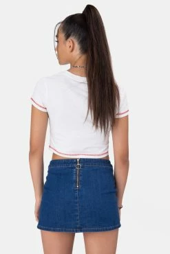 Adika BACK OFF Cropped Tee