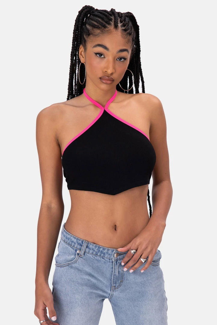Best Sale 👏 Adika OUTLET Prydz Halter Crop Top 🌟 1 Adika OUTLET Prydz Halter Crop Top
