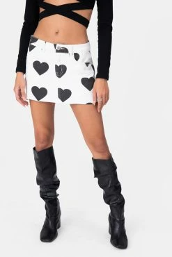 Adika Clothing Lovey Denim Mini Skirt