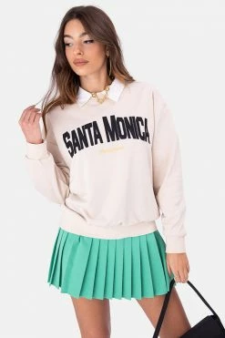 Adika SANTA MONICA Embroidery Sweatshirt