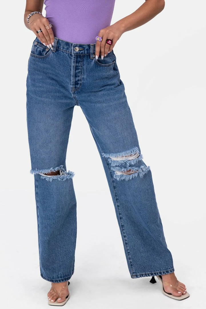 New ❤️ Adika Blaine Ripped 👖 Jeans | WIDE Clothing ❤️ 2 Adika Blaine Ripped Jeans | WIDE Clothing