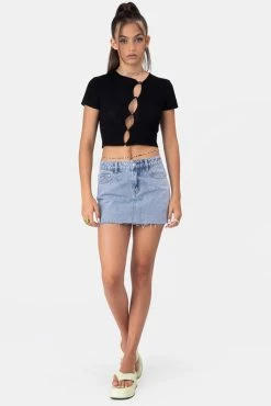 Adika Giga Rib-Knit Button-Up Shirt