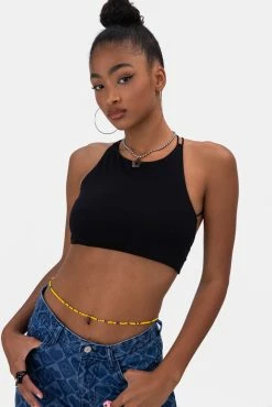 Adika OUTLET Gin Criss-Cross Back Crop Top