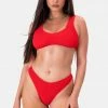 Adika OUTLET Maroons Textured Bikini Bottoms