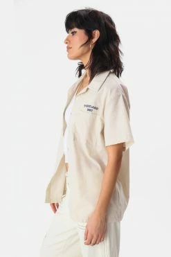 Adika 1987 Oversized Button-Up Shirt Clothing