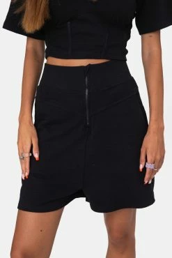 Adika Brands FILA // Crop Top And Longline Shorts Set