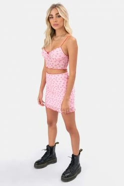 Adika Cherries Crop Top Y2K Fever