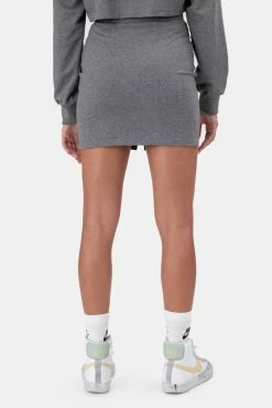 Adika Class Button Front Mini Skirt