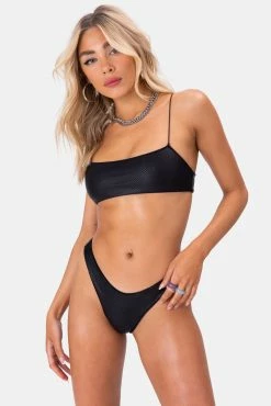 Adika OUTLET Python Square-Neck Bikini Top