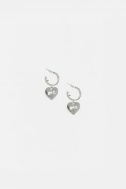 Adika Accessories Meteor Hoop Earrings With Pendant