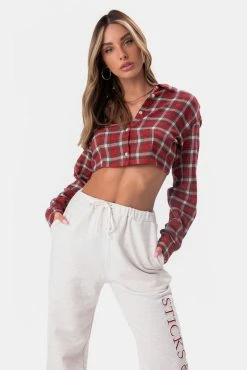 Brand new โจ Adika Caroline Cropped Flannel ๐ Shirt โ 7 Adika Caroline Cropped Flannel Shirt