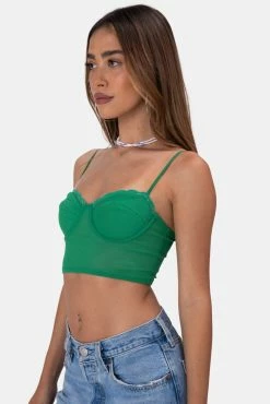 Coupon 💯 Adika Casa Cupped Mesh Crop Top 👍 7 Adika Casa Cupped Mesh Crop Top