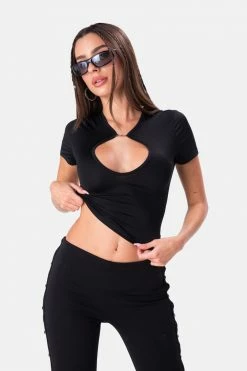 Adika Best Sellers SO JEALOUS Cut-Out Crop Top