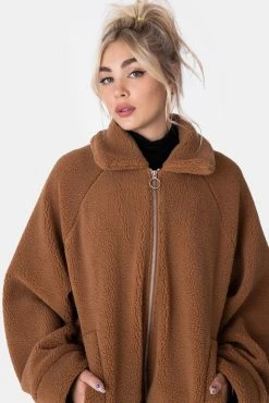Adika Yogi Oversize Teddy Jacket