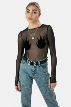 Adika Inferno Sheer Top OUTLET