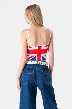 Adika LONDON CALLIN' Crop Top Clothing