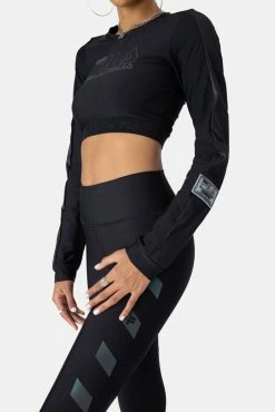 Budget 👍 Adika FILA // Holographic Biella Crop Top Tops ✔️ 8 Adika FILA // Holographic Biella Crop Top Tops