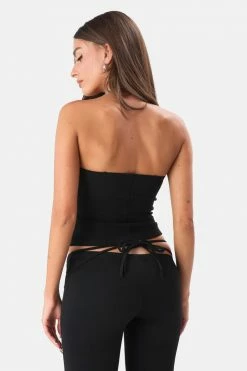 Adika Alington Rhinestone-Detail Corset Top