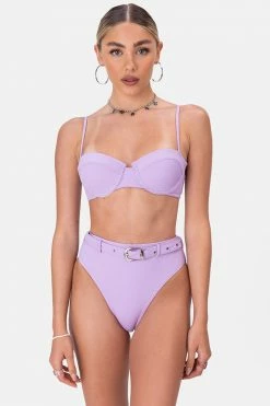 Adika OUTLET Bond Belted Ribbed Bikini Bottoms