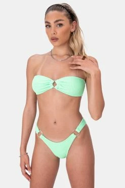 Adika Shirred Strapless Bandeau Bikini Top OUTLET