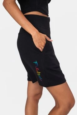 Adika Brands FILA // Crop Top And Longline Shorts Set