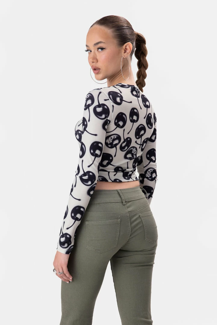 New 🧨 Adika Oopsy-Cherry Printed Tee OUTLET ✨ 3 Adika Oopsy-Cherry Printed Tee OUTLET