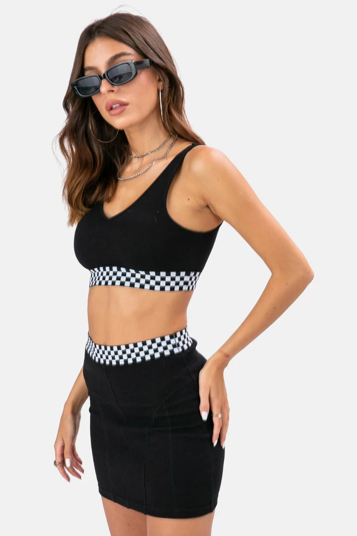 Cheapest π Adika Rally Ribbed Crop Top OUTLET β 2 Adika Rally Ribbed Crop Top OUTLET