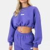 Adika OUTLET DARLING Waffle-Knit Cropped Sweatshirt