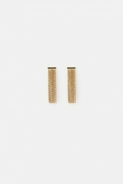 Adika Chandy Multi-Chain Drop Earrings Accessories