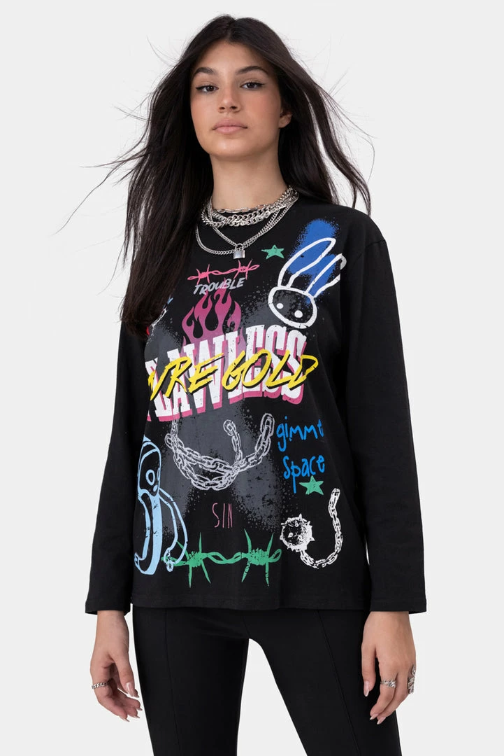 Deals ⌛ Adika Preach Oversize Tee 🤩 3 Adika Preach Oversize Tee