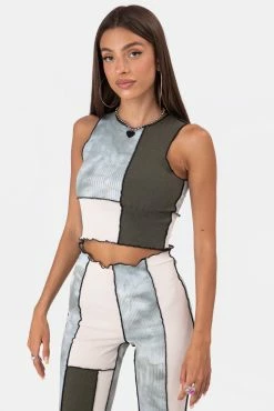 Adika Yoko Patchwork Crop Top OUTLET