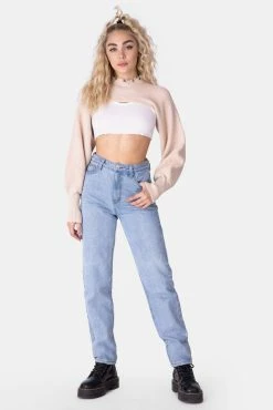 Adika OUTLET Smalls Ribbed Knit Bolero Sleeve