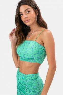 Adika Weston Ruched Crop Top OUTLET