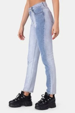 Brand new 🔔 Adika OUTLET Cypress Color-Block 👖 Jeans | MOM 🔥 7 Adika OUTLET Cypress Color-Block Jeans | MOM