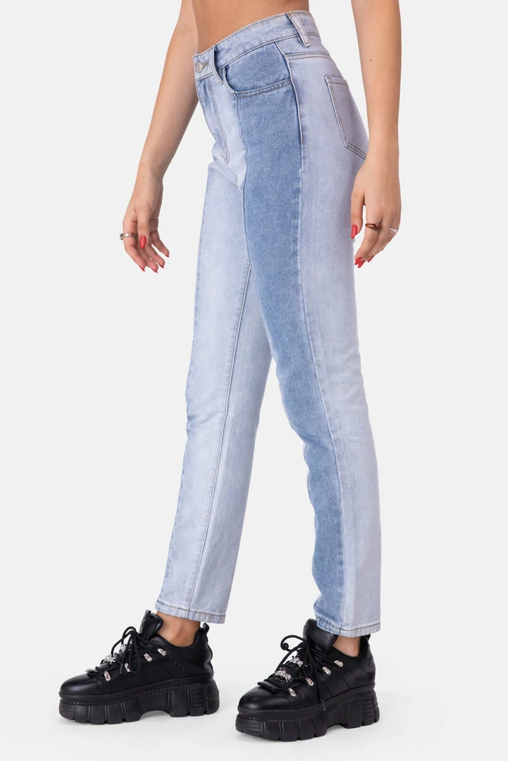 Brand new 🔔 Adika OUTLET Cypress Color-Block 👖 Jeans | MOM 🔥 3 Adika OUTLET Cypress Color-Block Jeans | MOM