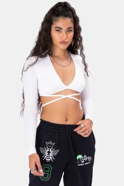 Adika Holltis Wrap Crop Top Clothing