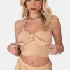 Adika Malibu Crinkle Halter Top OUTLET