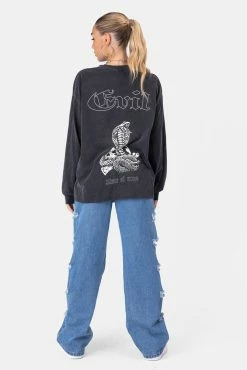 Adika EVIL Oversized Washed Tee