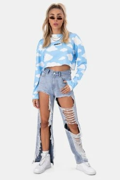 Adika Cloudy Cropped Top