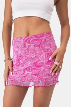 Adika OUTLET Torino Mesh Mini Skirt