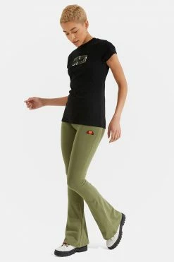 Adika Ellesse // Garvas Embroidered Logo Flared Leggings Brands