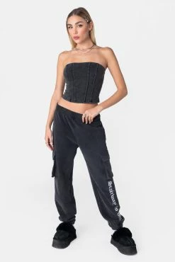 Adika Clothing Stoneville Washed Corset Top