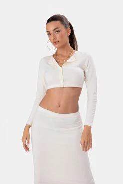 Adika Williamson Cropped Cardigan Clothing